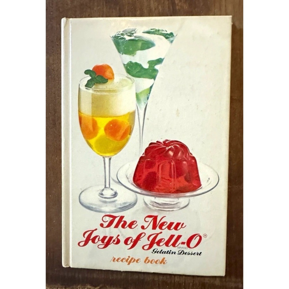 Vintage Jell-O The New Joys of Jell-O Gelatin Desserts Hardcover Recipe Book